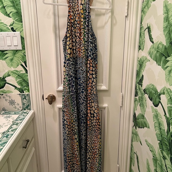 Anthropologie HD in Paris Mayacamas Mosaic Embellished Maxi Dress Size 4 - Picture 7 of 7